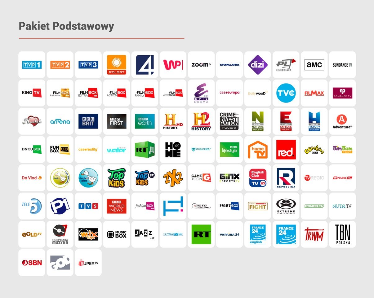 CDA TV Pakiet Podstawowy