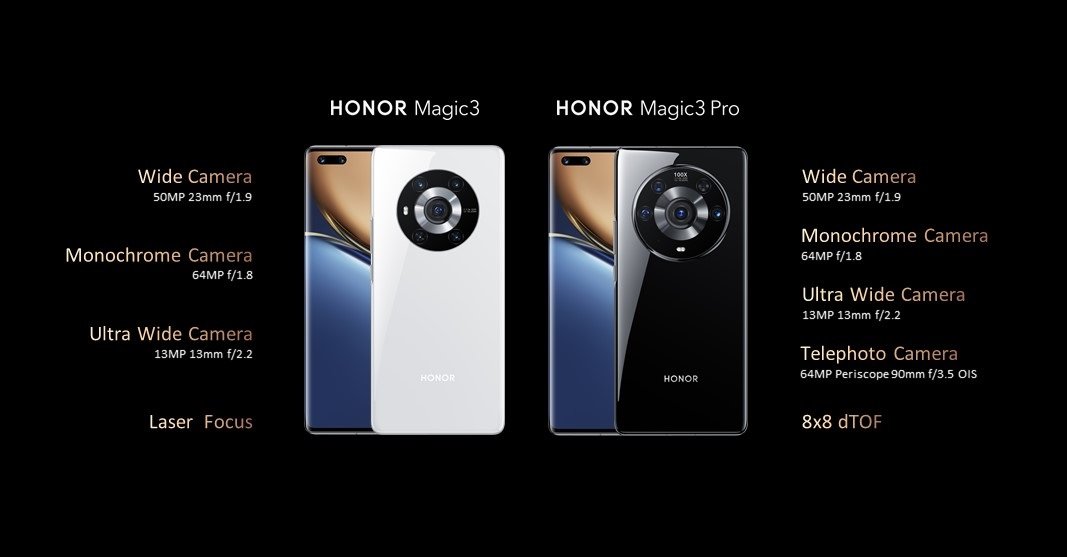 smartfon Honor Magic 3 Pro smartphone camera