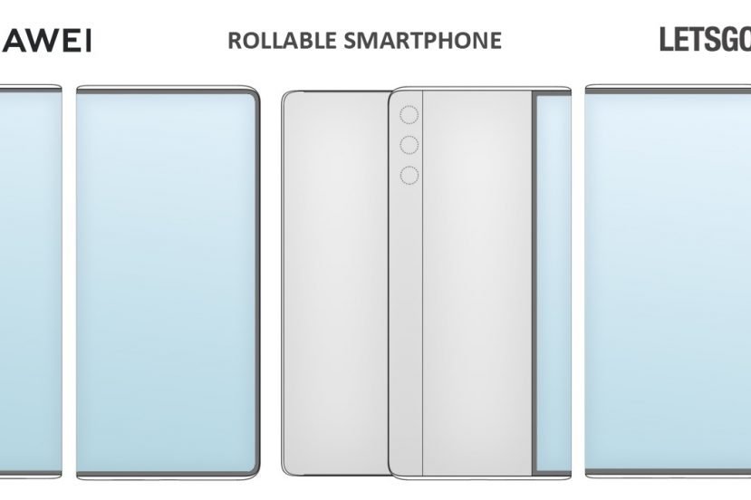 Huawei składany smartfon patent