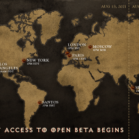 Mapa dostępów do bety Diablo II Resurrected