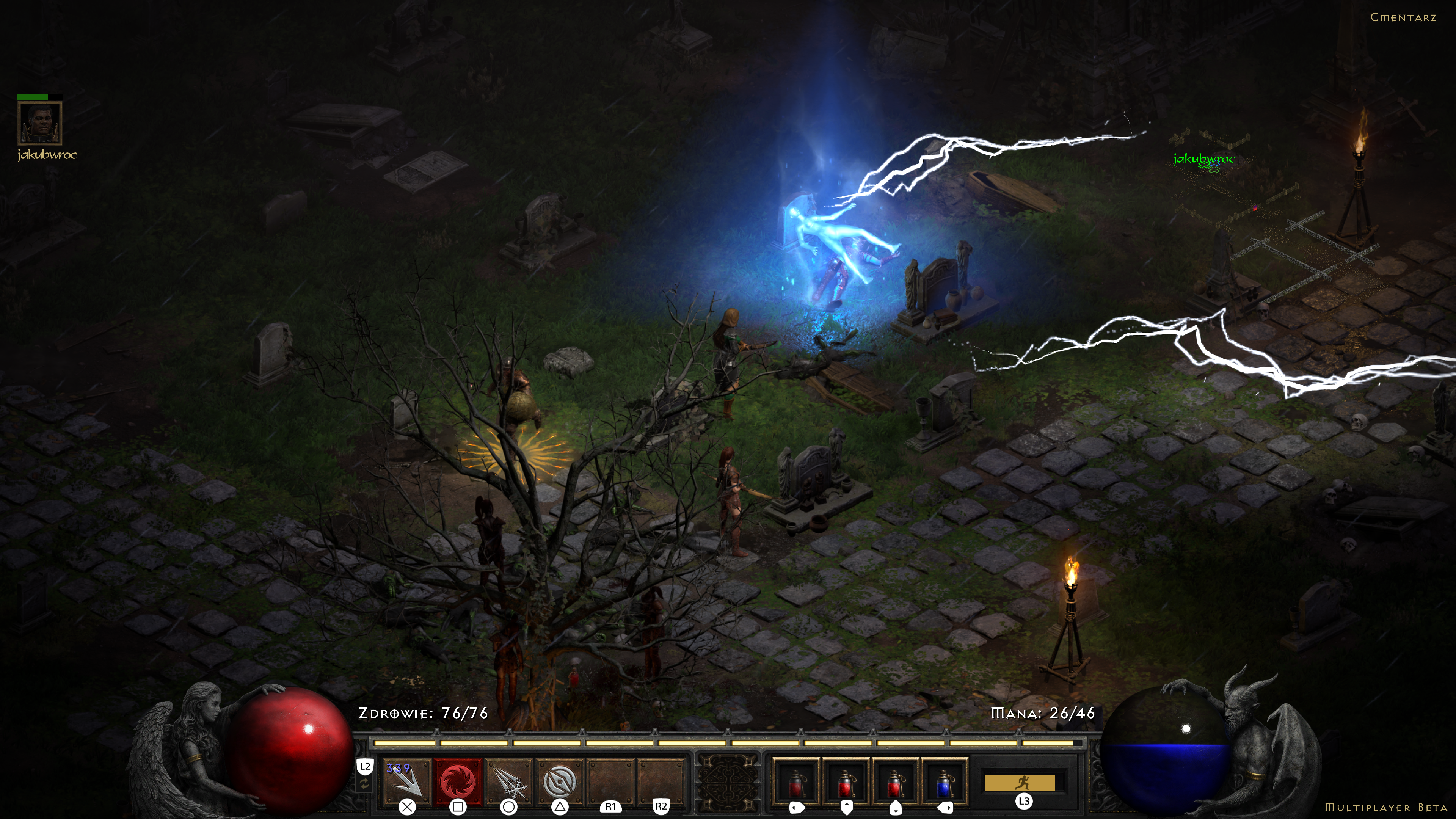Efekty czarów w Diablo II Resurrected wyglądają naprawdę solidnie