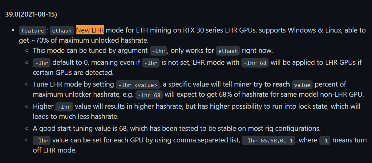NBMiner opis patcha dla kart GeForce RTX 3000 LHR