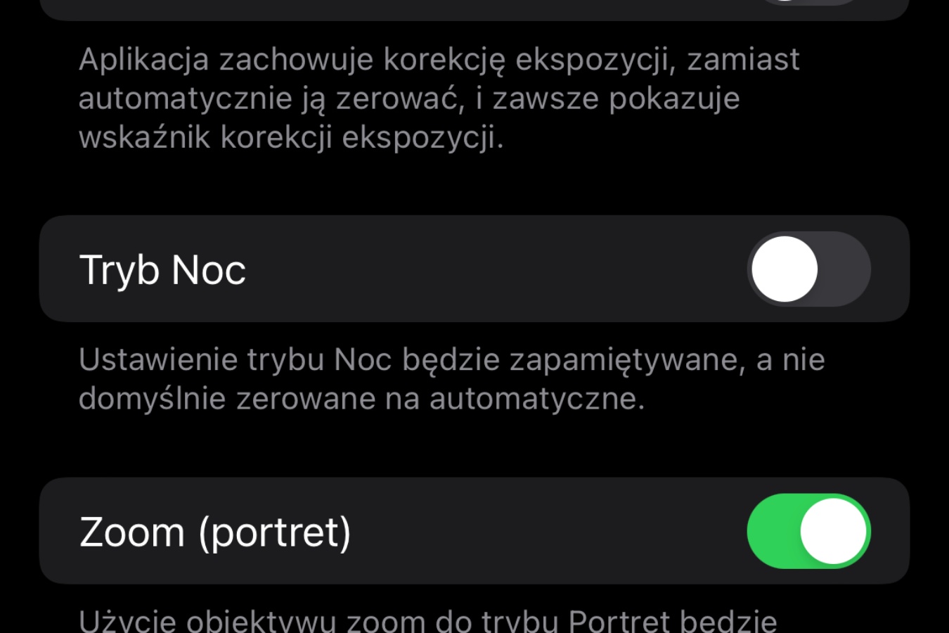 iOS 15 tryb nocny