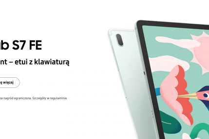 Samsung promocja galaxy tab s7 fe etui z klawiaturą