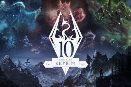 Grafika promocyjna The Elder Scrolls V: Skyrim Anniversary Edition (źródło: PlayStation Blog)