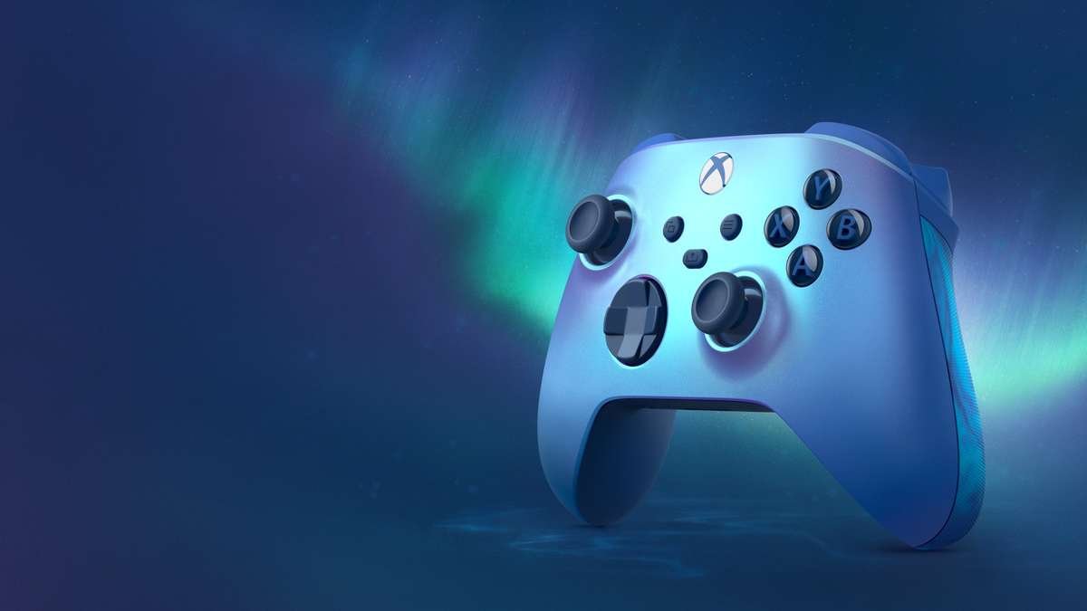 Pad do Xboxa w kolorze Aqua Shift