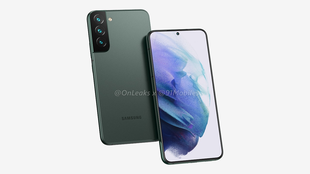 Samsung Galaxy S22+ rendery