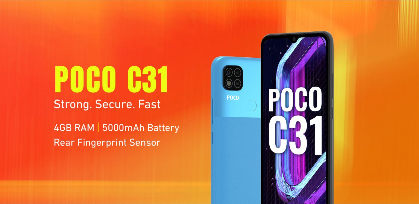 smartfon POCO C31 smartphone
