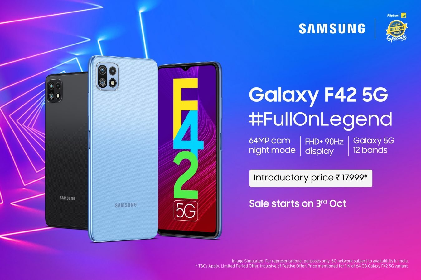 smartfon Samsung Galaxy F42 5G smartphone