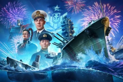 Grafika promująca urodziny World of Warships