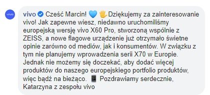 dostępność Vivo X70 Pro w Europie