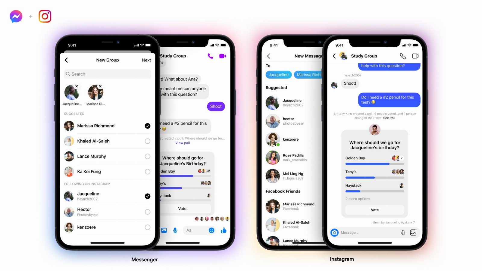 Facebook Messenger Instagram