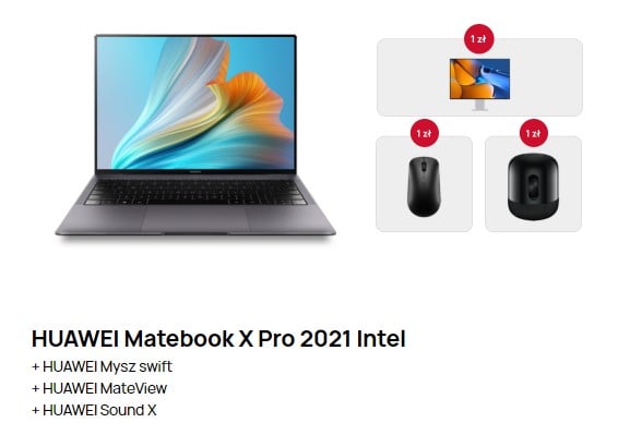 Huawei MateBook X Pro 2021 w ofercie promocyjnej