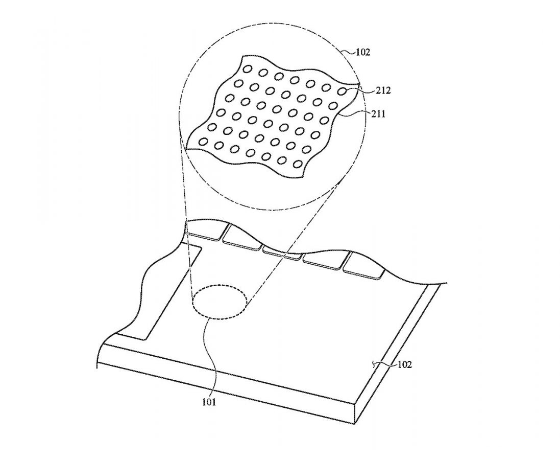 MacBook czujniki patent