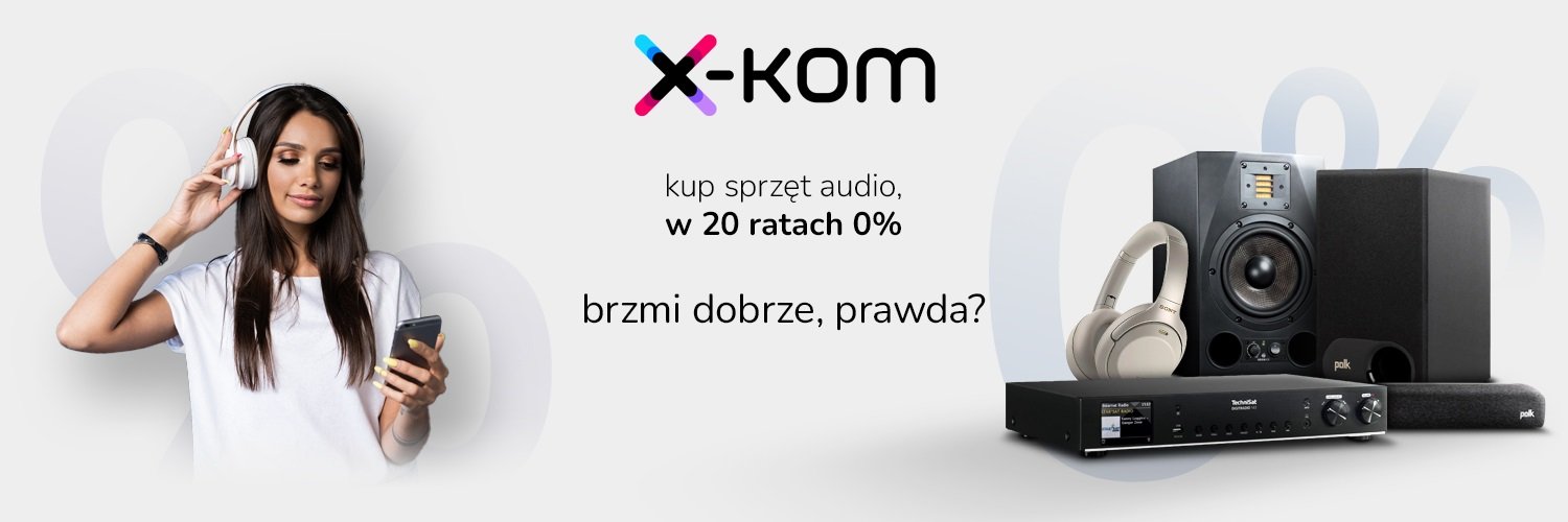 promocja x-kom raty 0 procent na sprzęt audio