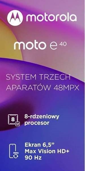 specyfikacja Motorola Moto E40