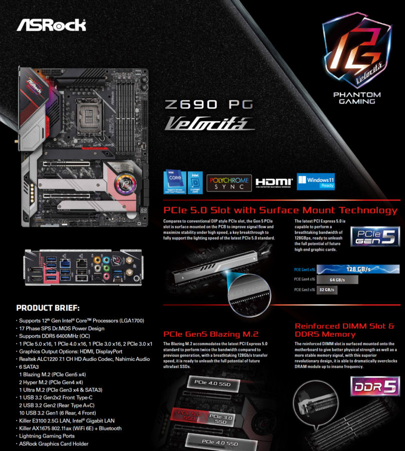 ASRock Z690 Velocita