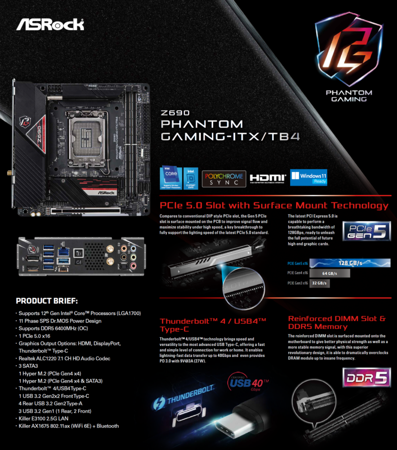 ASRock Z690 Phantom