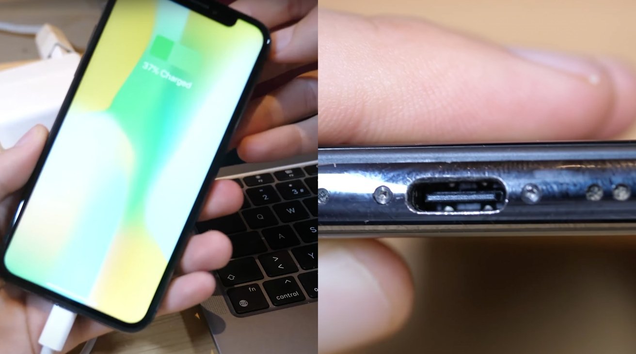 iPhone X z USB-C