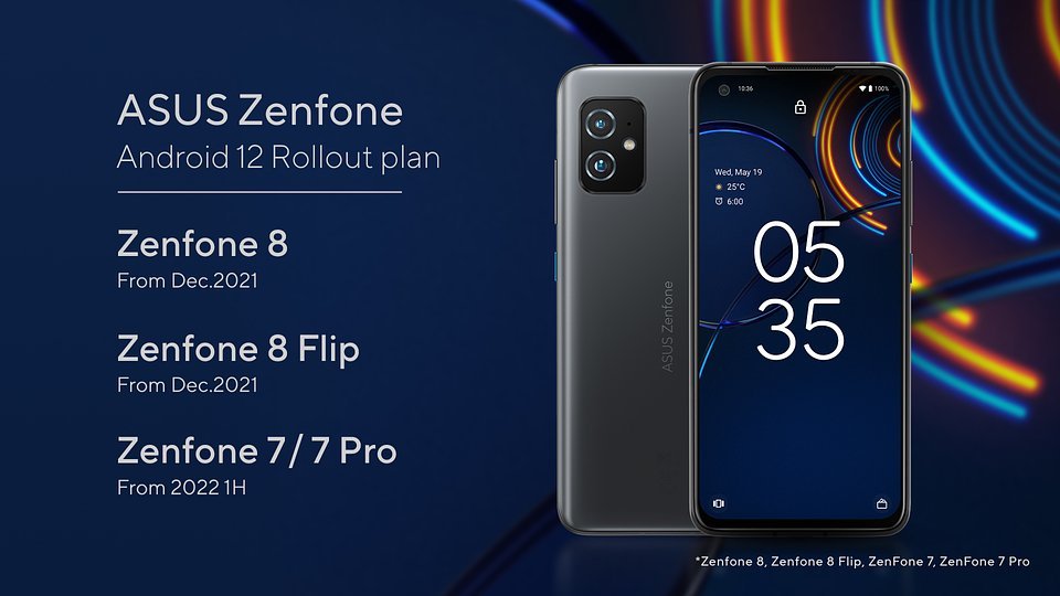 Android 12 dla ASUS Zenfone