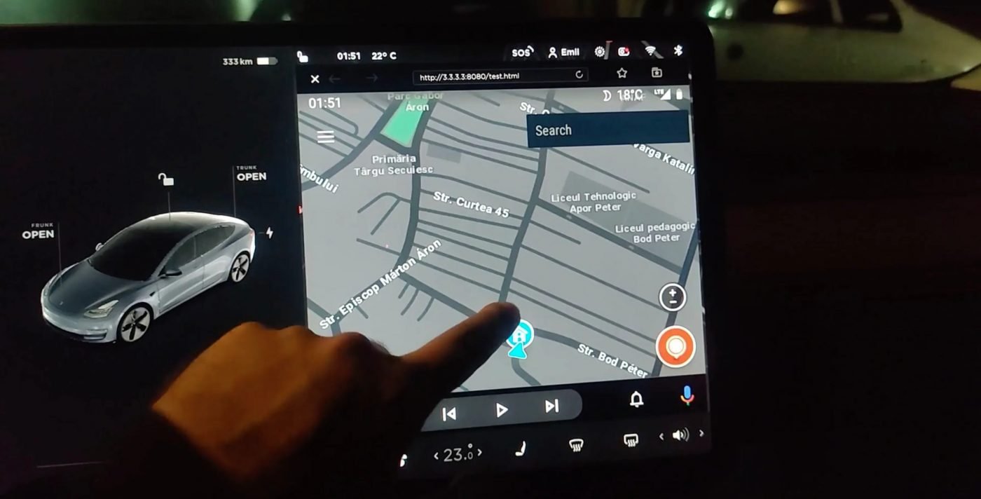 Android Auto Tesla