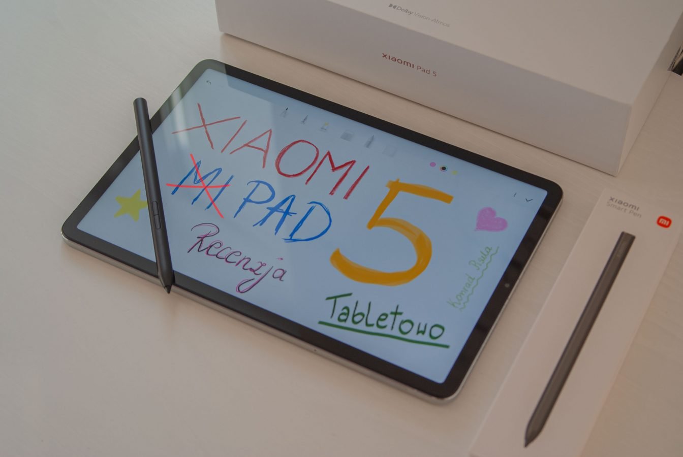 Xiaomi Mi Pad 5 Recenzja Xiaomi Smart Pen Tabletowo