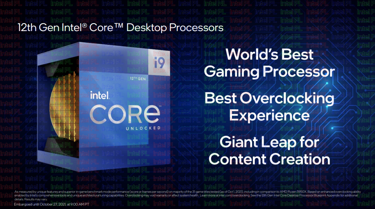 Intel Alder Lake Intel Core 12. gen
