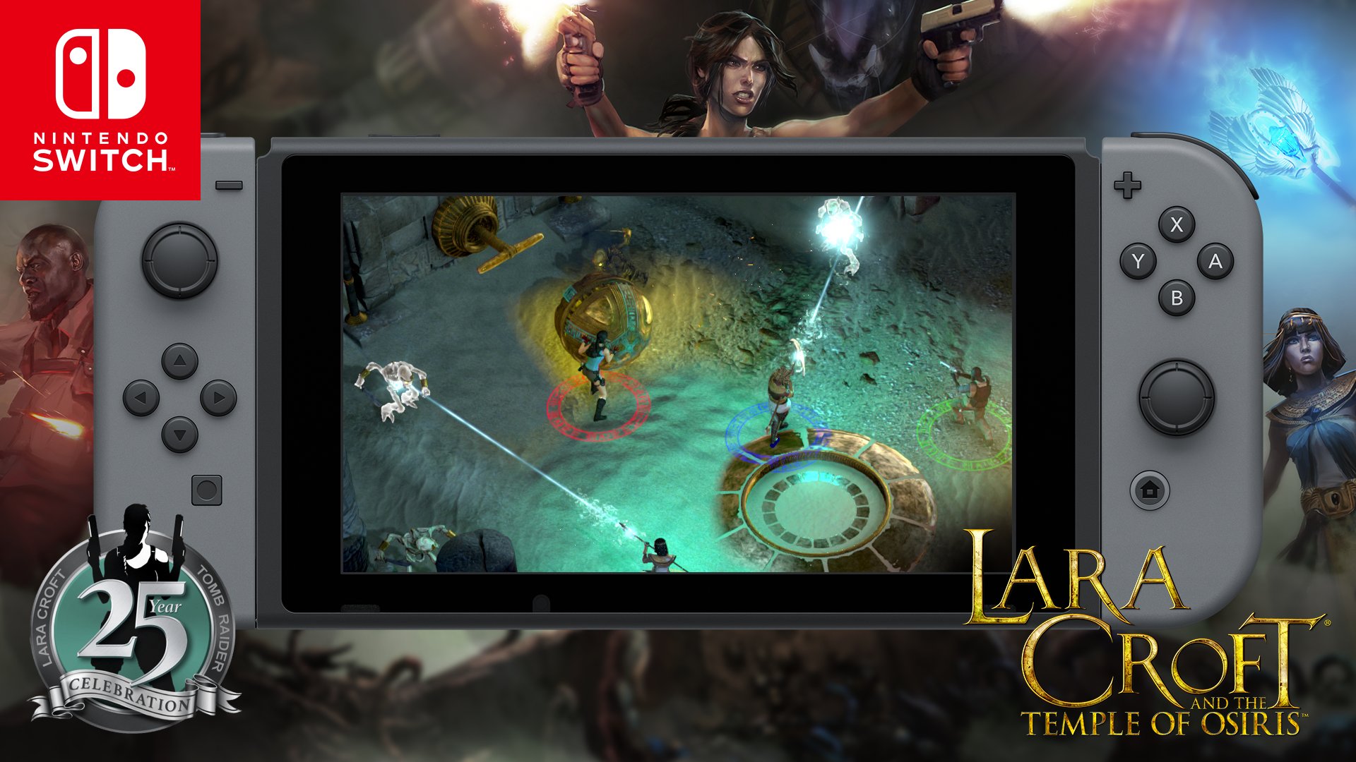 Lara Croft doczekała się na przestrzeni lat wielu różnorodnych produkcji. Fani woleliby zobaczyć na Switchu trylogię Legend/Anniversary/Underworld, lecz mamy co mamy (źródło: Twitter)