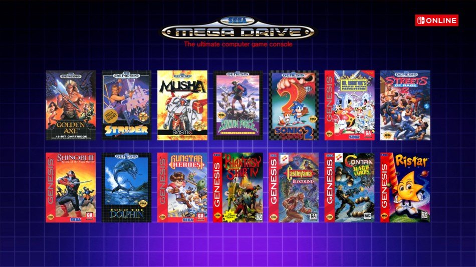 Biblioteka gier z SEGA Mega Drive