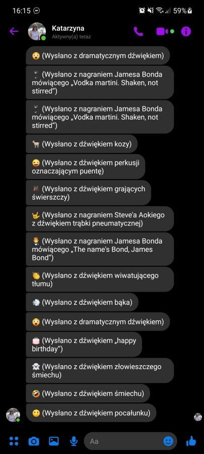 Lista wszystkich Soundmoji