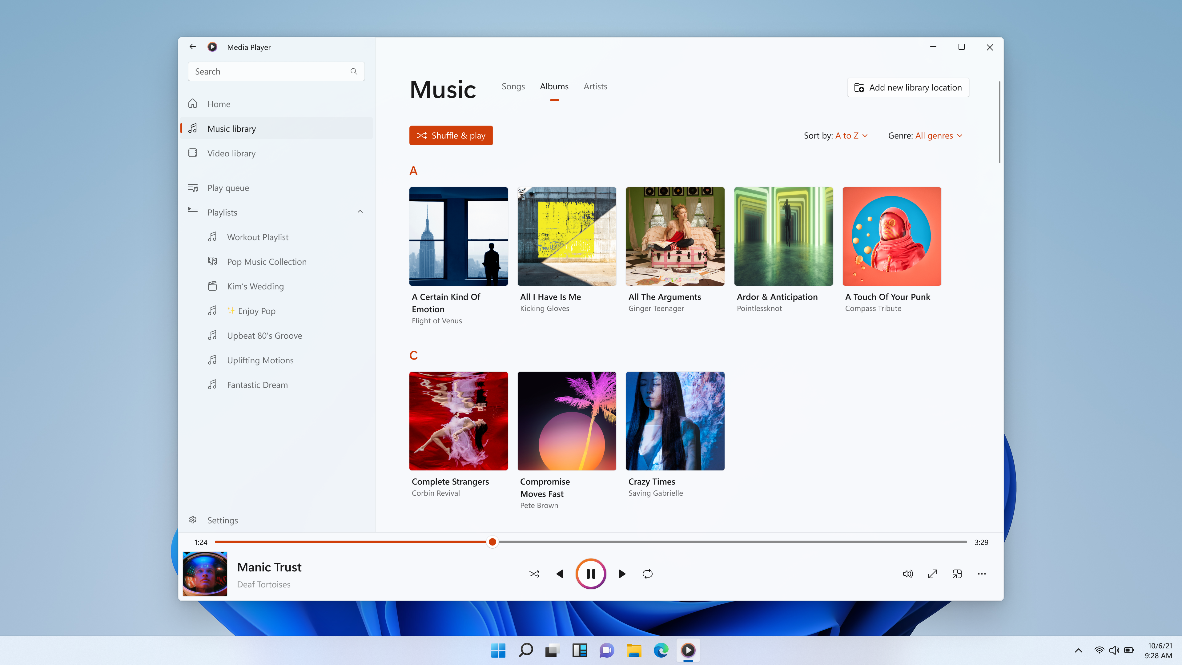 Media Player nowy odtwarzacz muzyczny dla Windows 11