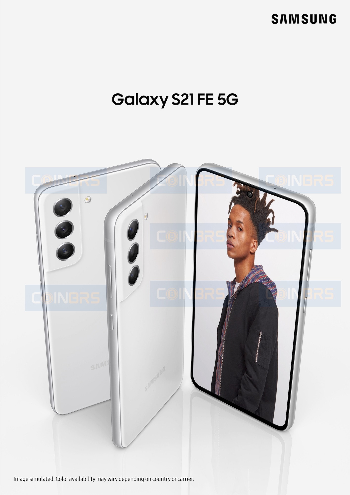 smartfon Samsung Galaxy S21 FE smartphone render