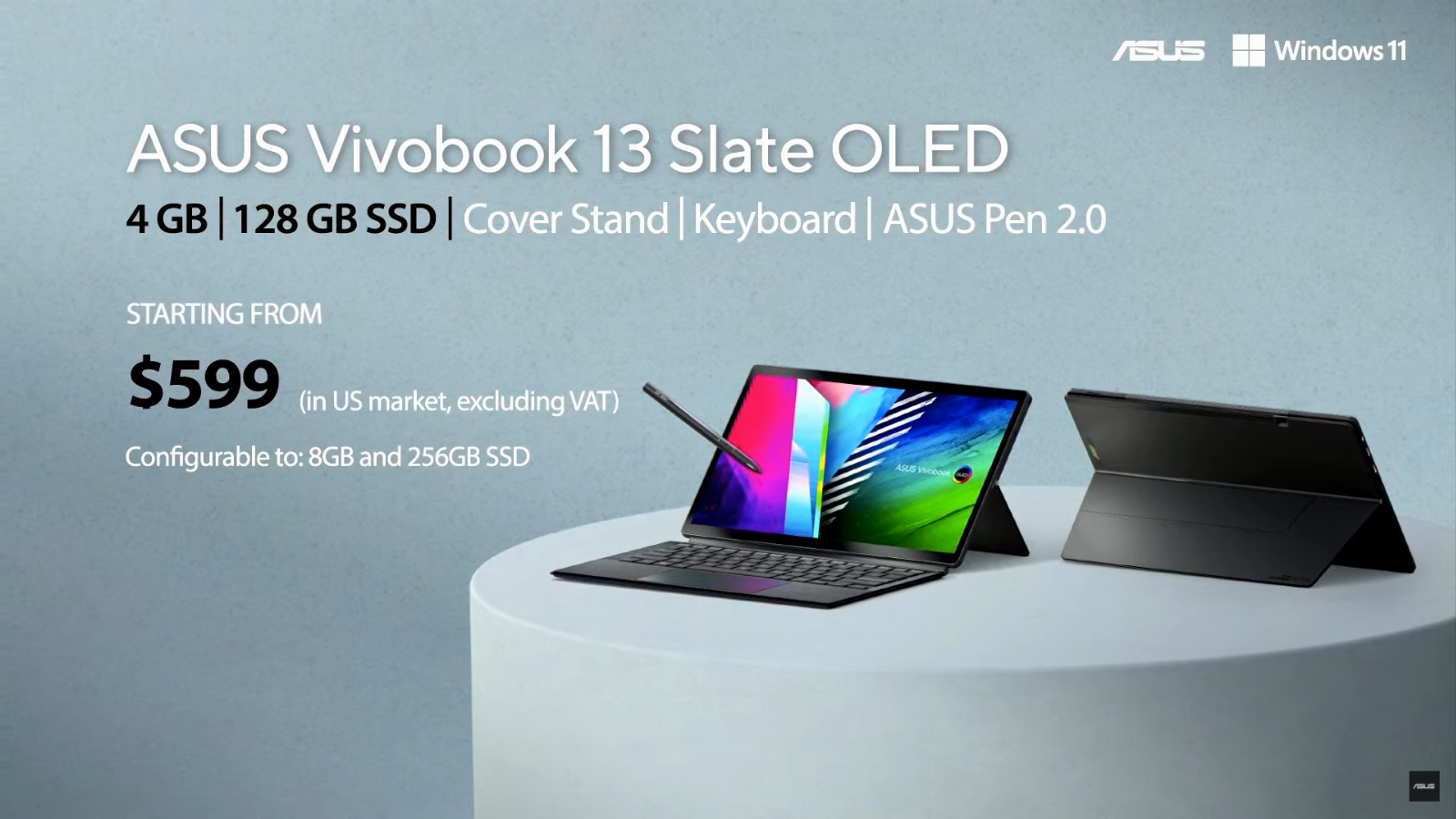 cena Asus Vivobook 13 Slate OLED