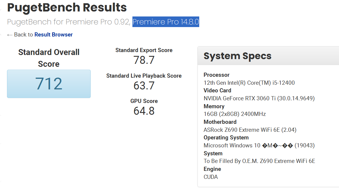 Intel Core i5-12400 benchmark