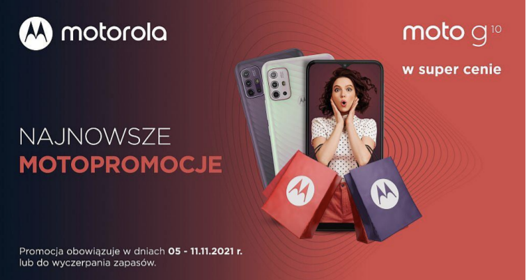 Motorola Moto G10 promocja 