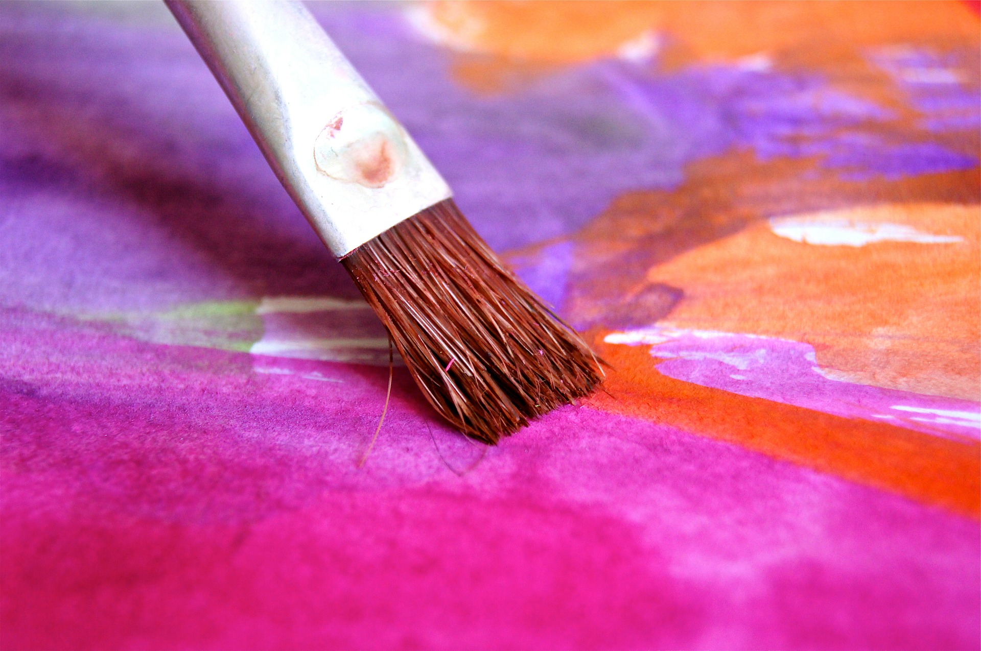 pędzel brush farba paint art sztuka