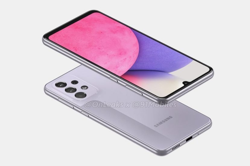 Samsung Galaxy A33 5G render