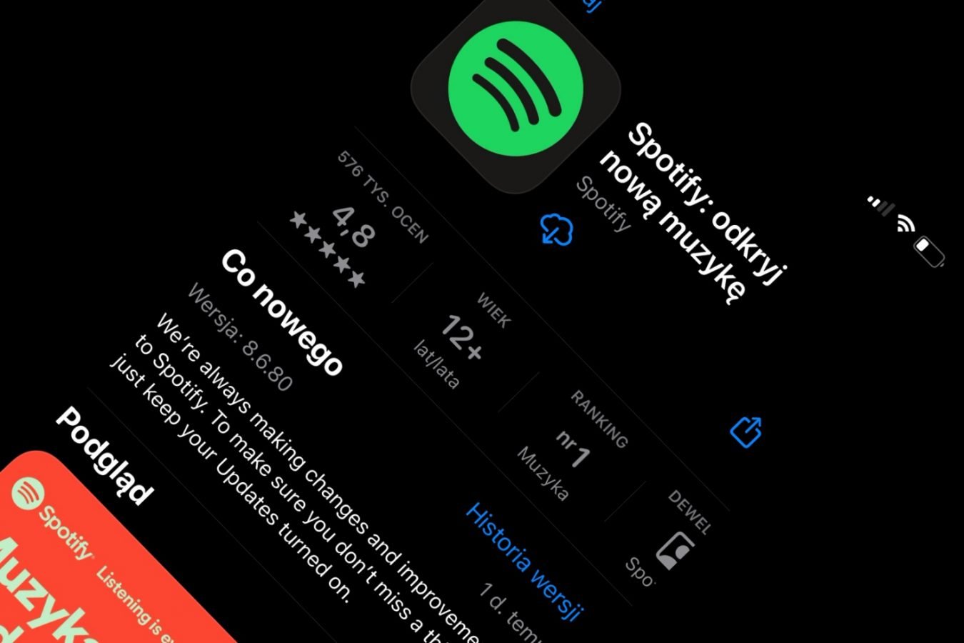 Spotify aplikacja