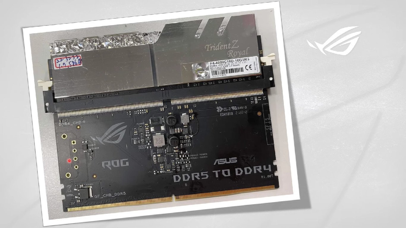 Adapter ASUS DDR4 DDR5