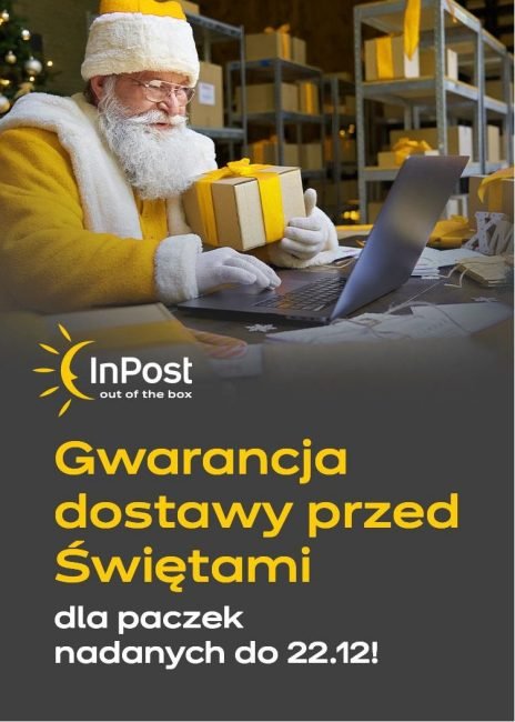 InPost gwarancja dostawy do Paczkomatu przed świętami 2021