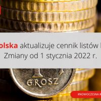 Poczta Polska nowy cennik od 1.01.2022
