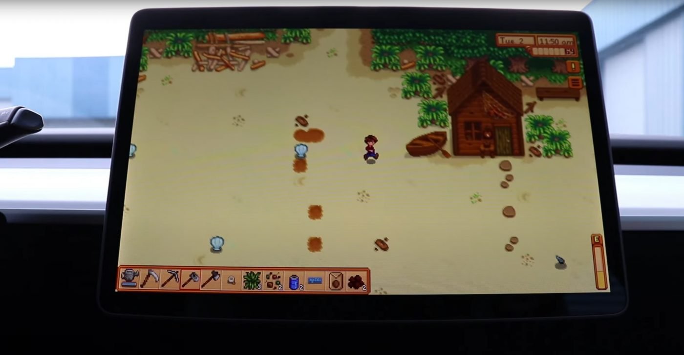 Stardew Valley na Tesli