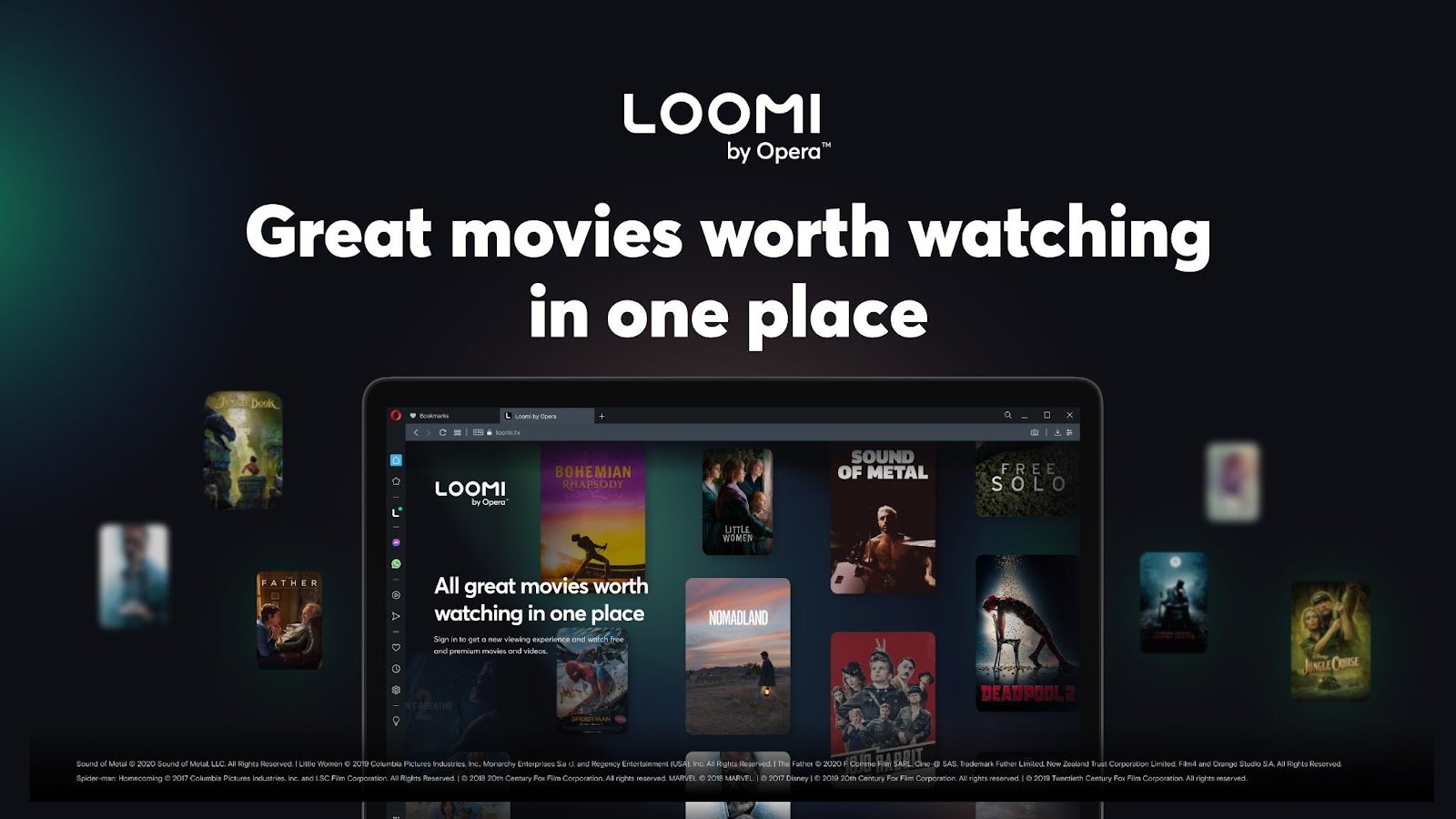 Opera Loomi tv grafika