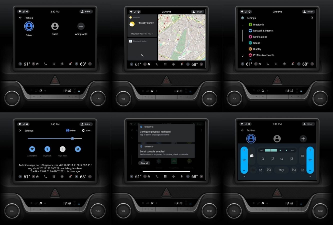 Android Automotive 12