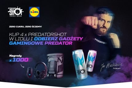 gadżety gamingowe Acer Predator za 4 napoje z Lidla