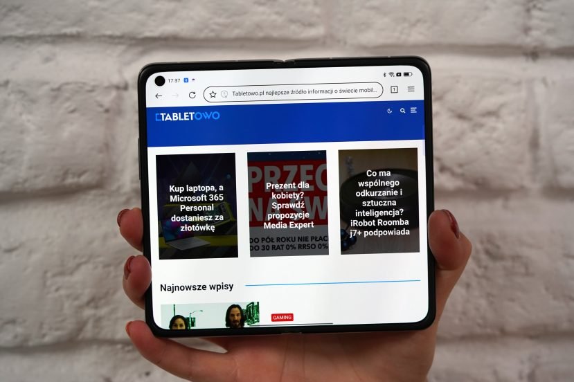 składany smartfon OPPO Find N fot. Tabletowo.pl