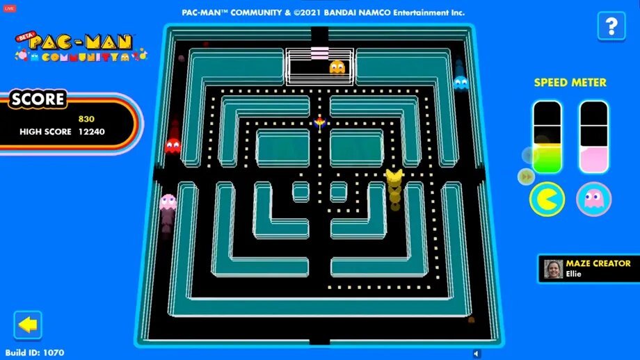 Pac-Man jak to klasyczna gra - każdy widzi jaka jest