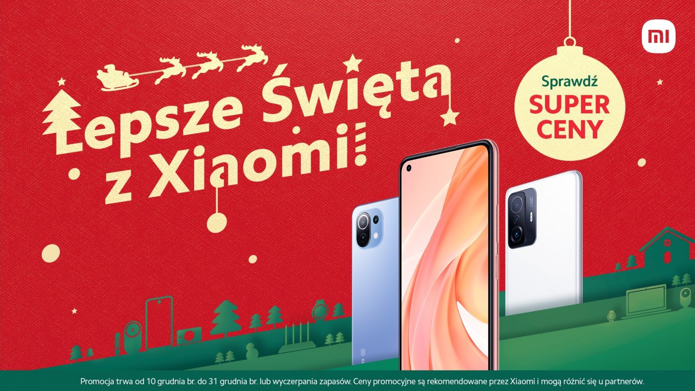 promocja na smartfony Xiaomi na Boże Narodzenie 2021