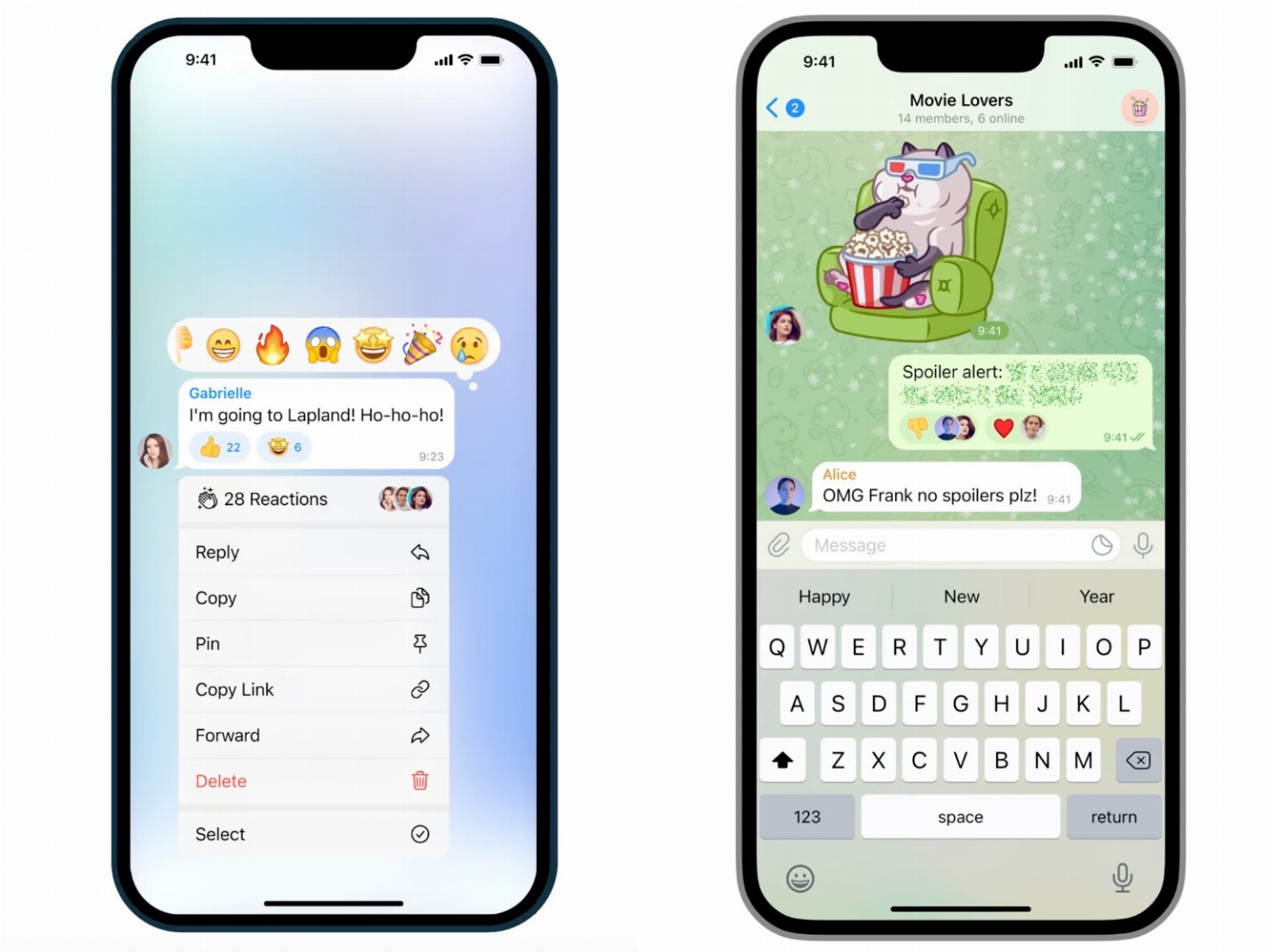 Telegram – reakcje i spoilery