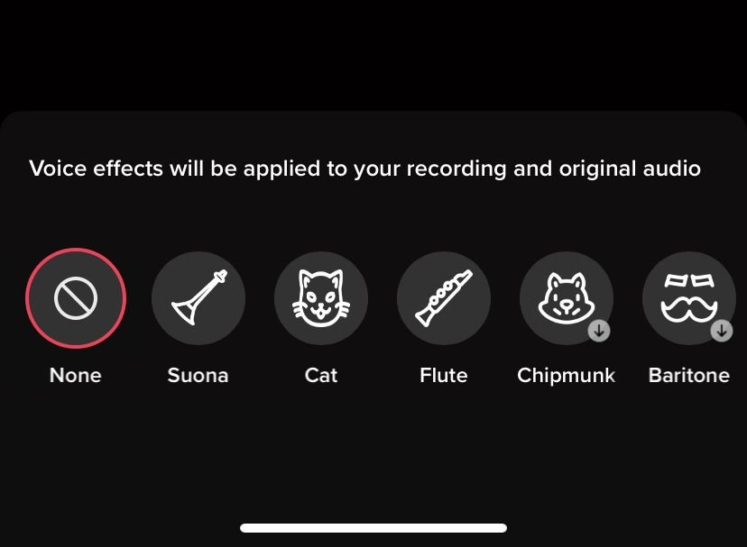 tiktok efekty dźwiękowe